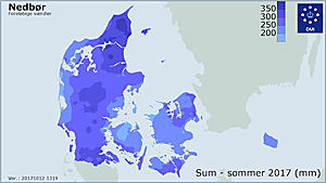 Rain, summer Denmark