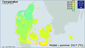 Temperatur 17 Danmark